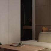 Гостиная с каплей зелени