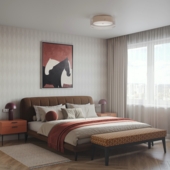 Визуализация спальни