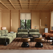Living room in USA