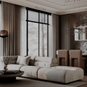 Дизайн-проект кухни-гостиной