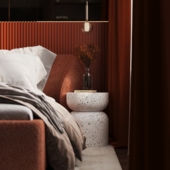 Спальня вдохновленная весной