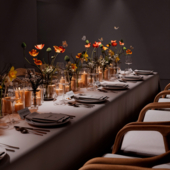 "Под одним небом" :Private Dinner concept for a luxury Fashion brand