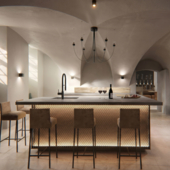 Under the Vaults. Wine Boutique & Tasting Room Interior Visualization