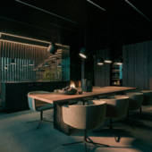 House of Shadows. Interior Visualization in Austria
