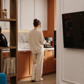 Hall, Kitchen, Dinning room