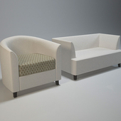 sofa with kreslicem