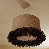 profi chandelier with feathers