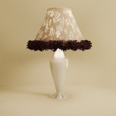 profi lamp with feathers