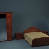 кровать +мебель