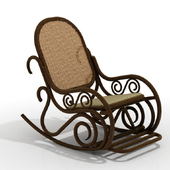 Плетеное кресло-качалка