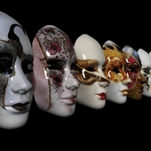 Set Venetian masks