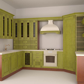 Кухня Maria Floreale verde