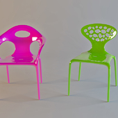 Chairs of the Italian company MOROSO