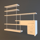 table + shelves