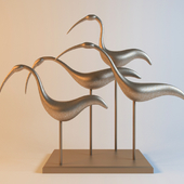 sculpture "birds"