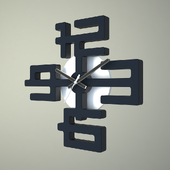 Clock in Japanese style