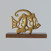 statuette of fish