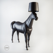 Moooi horse lamp