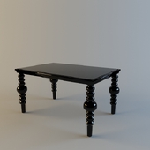 Black lakirovanyj table