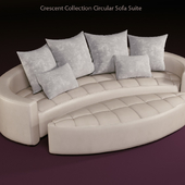 Crescent Collection Circular Sofa Suite