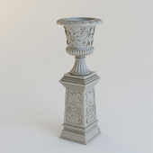 Vase with stand
