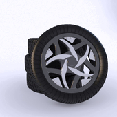 Automobile wheel.