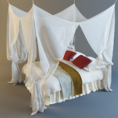 bed with canopy