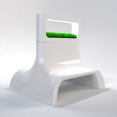 Дизайнерская скамья-клумба