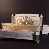 Bed and bedside tables