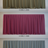 Long curtains