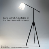 Barre 65-Inch Adjustable Oil Rubbed Bronze