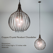 Copper / Crystal Pendant