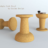 Pushpin Cork Stool by Cooima Design
