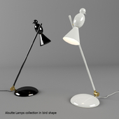 Aloutte Lamps in bird shape