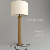 Twisted Column Lamp