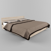 Кровать с комплектом постельного белья