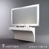 VISIONNAIRE, консоль Atman и зеркало Circum