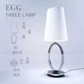 VISIONNAIRE Egg table lamp