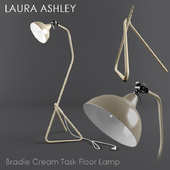 LAURA ASHLEY / bradie cream task floor lamp