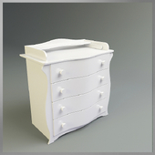 Dresser with changing table with-265 Mozhga