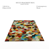 Multi fragment rug by Paul Smith