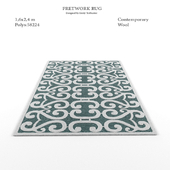 Fretwork rug by Emily Todhunter