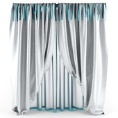curtains with ribbons