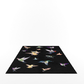 Hummingbird rug by Alexander Mcqueen