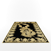 Military brocade rug by Alexander Mcqueen