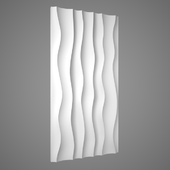Decorative 3D panels from plaster "DUNA"