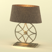 Iron Florette Wheel Table Lamp