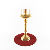 Church candle holder