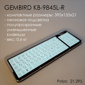 Gembird KB-9845L-R