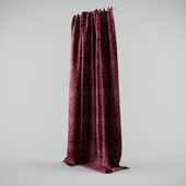 curtain made of velvet
